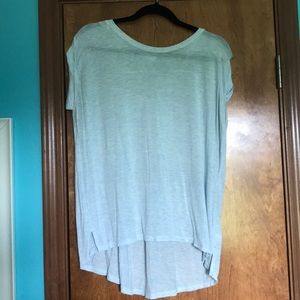 Light blue short sleeve shirt